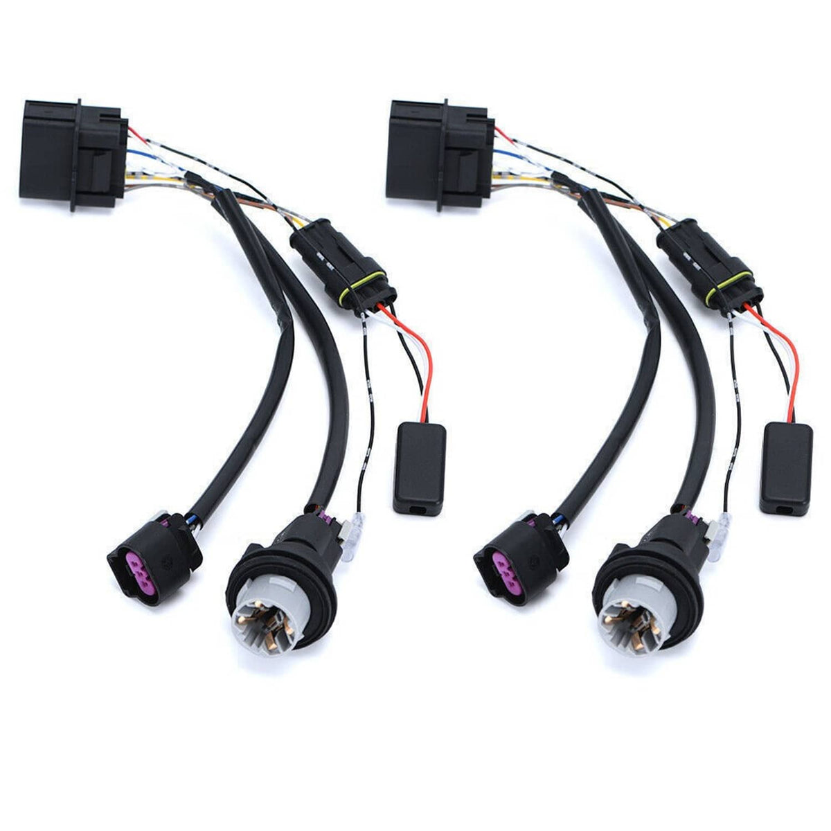 Solidspare 2x Projector Headlights Conversion Wire Harness For 13-18 Ram 1500 2500 3500 6.7