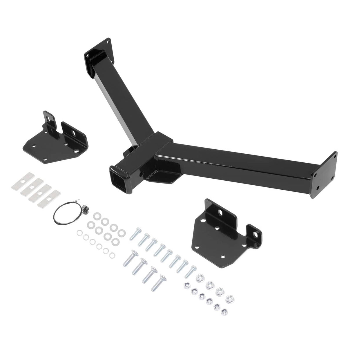 Solid Spare Front Trailer Hitch w/ 2" Receiver For Ford E-150 E-250 E-350 Super Duty 08-2014