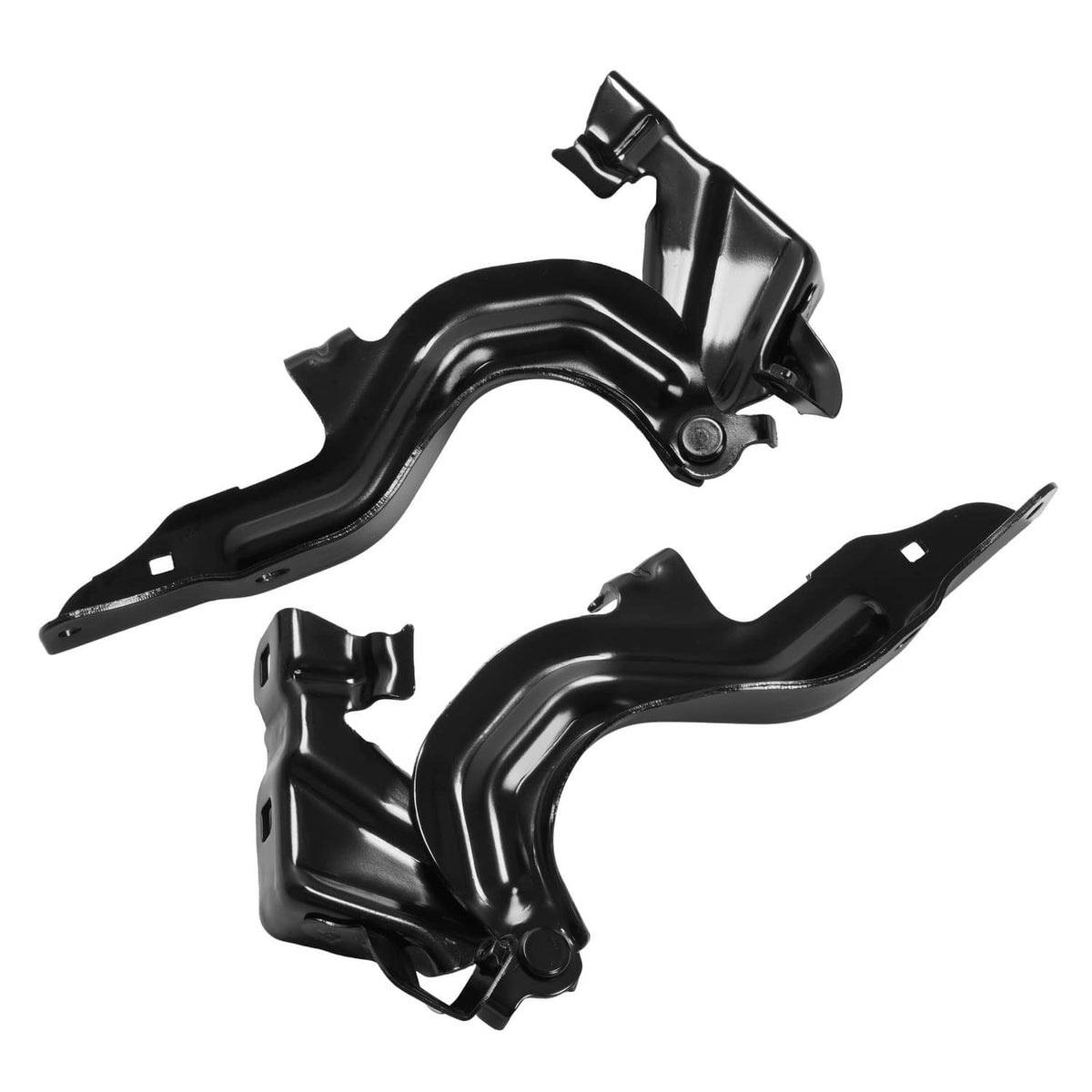 Solid Spare For 2013-2018 Nissan Altima Sedan 4Dr Hood Hinges Primed Black LH & RH Pair Set