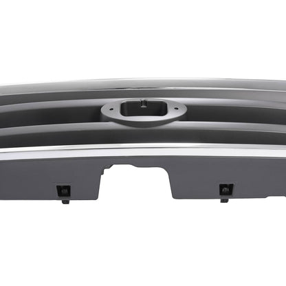 Solid Spare For Subaru Forester 2003-2005 Front Chrome Shell w/ Gray Insert Grille Grill