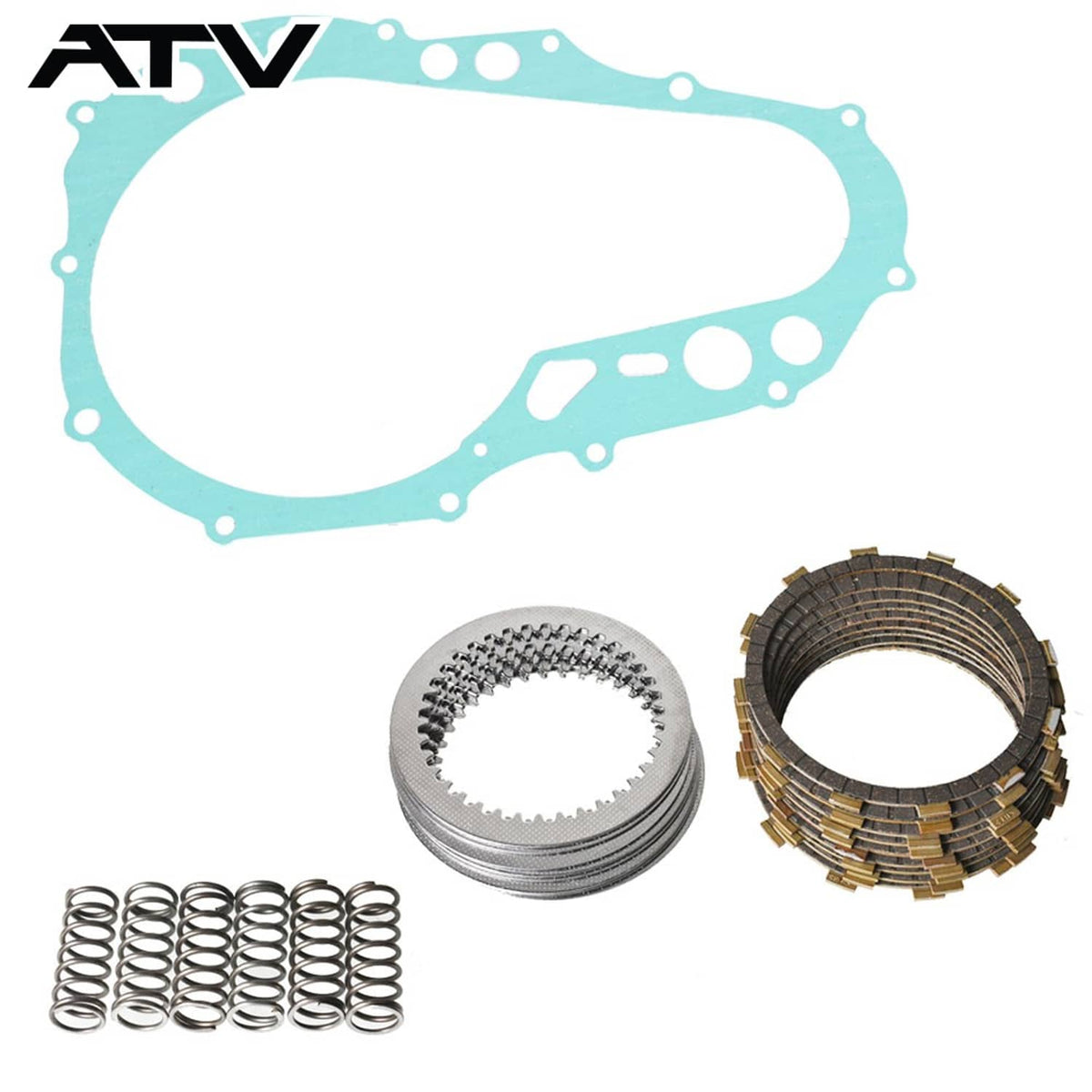 Solidspare For Suzuki LT-Z400 Z400Z LTZ400 Z Complete Heavy Duty Clutch Kit & Gasket 05-08