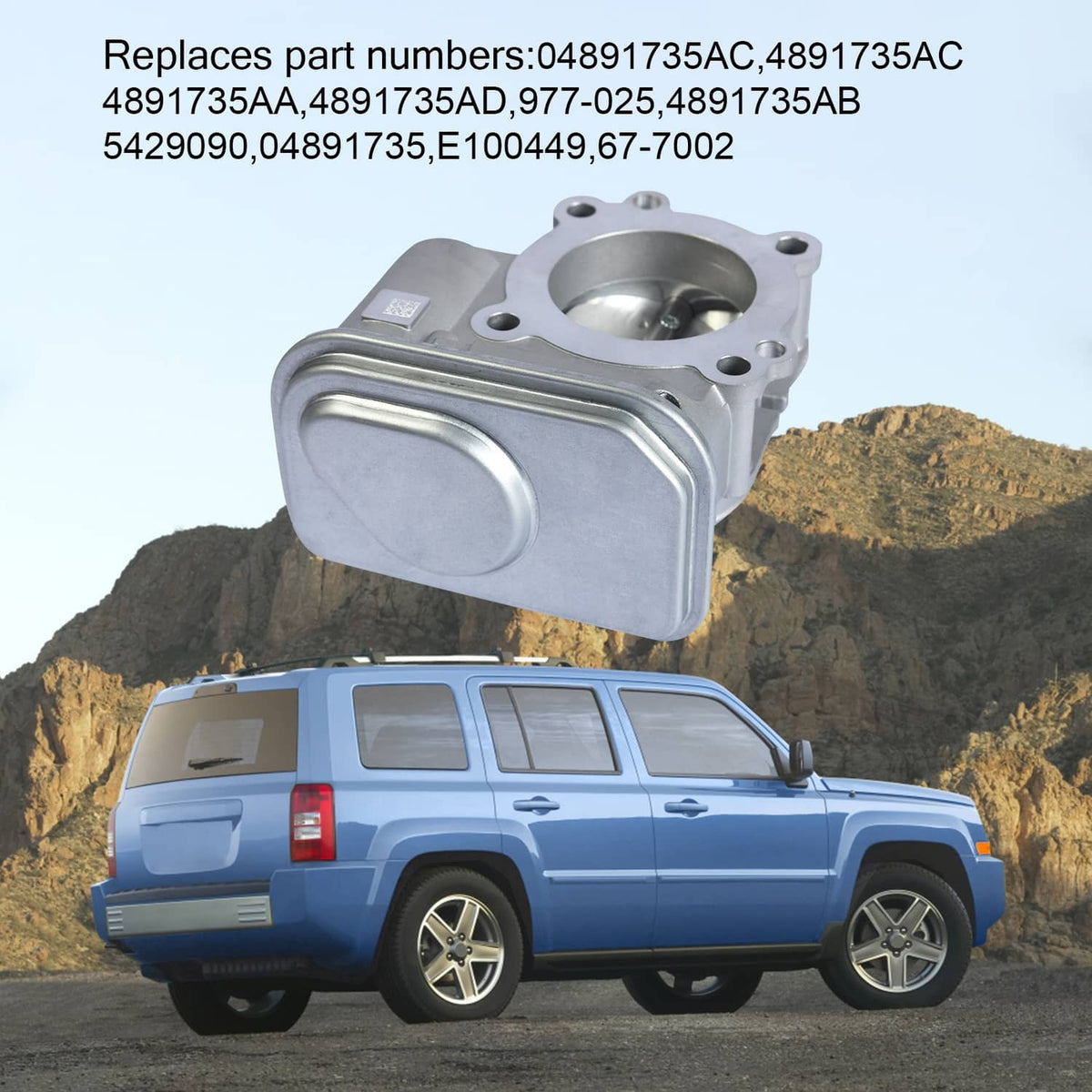 Solidspare Throttle Body 04891735AC For Chrysler Jeep Dodge 200 1.8L 2.0L Compass Caliber