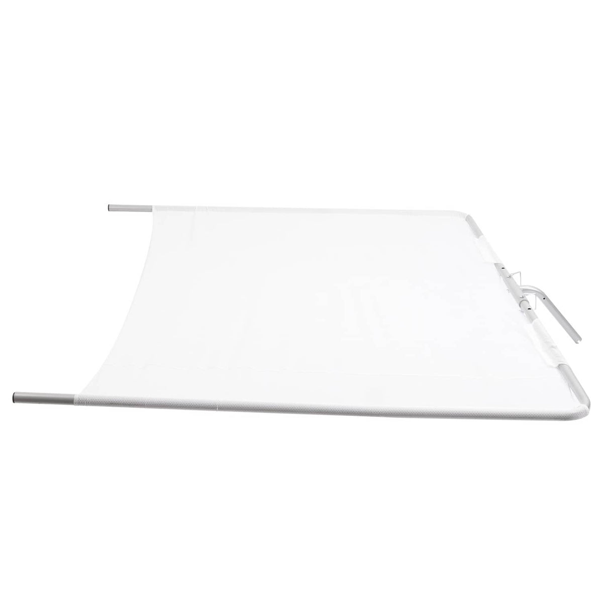 Solidspare Silvery+White Boat Sun Shade For Boats 25 Ft And Under Aluminium Powder Coated