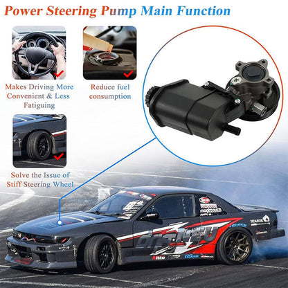 Solidspare New Power Steering Pump w/ Reservoir & Pulley For 04-07 Dodge Ram 1500 3.7L 4.7L