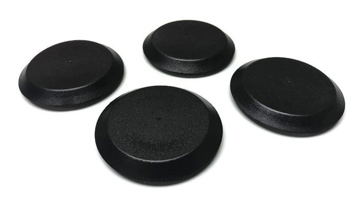 (4) 1-1/4 Inch Black Plastic FLUSH MOUNT HOLE PLUG - Sheet Metal Auto Body Panel