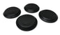(4) 1-1/4 Inch Black Plastic FLUSH MOUNT HOLE PLUG - Sheet Metal Auto Body Panel