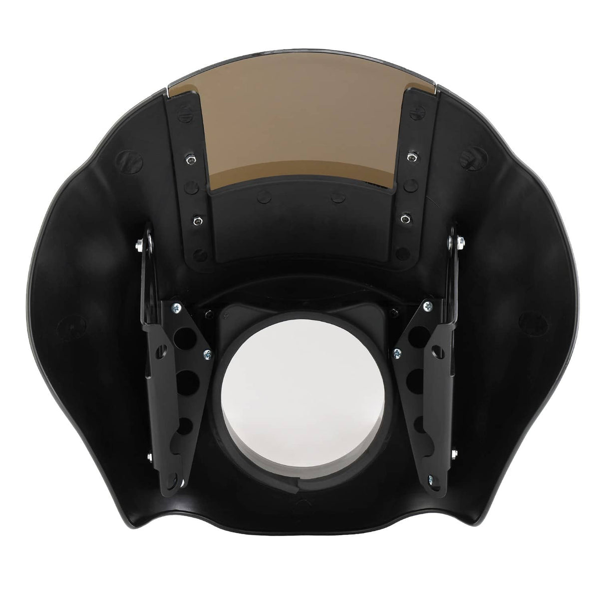 Solidspare Quarter Head Fairing Windshield w/49mm Fork Clamp For Harley 2018-2025 StreetBob
