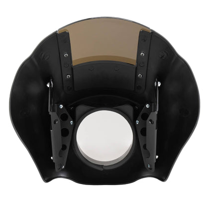 Solidspare Quarter Head Fairing Windshield w/49mm Fork Clamp For Harley 2018-2025 StreetBob