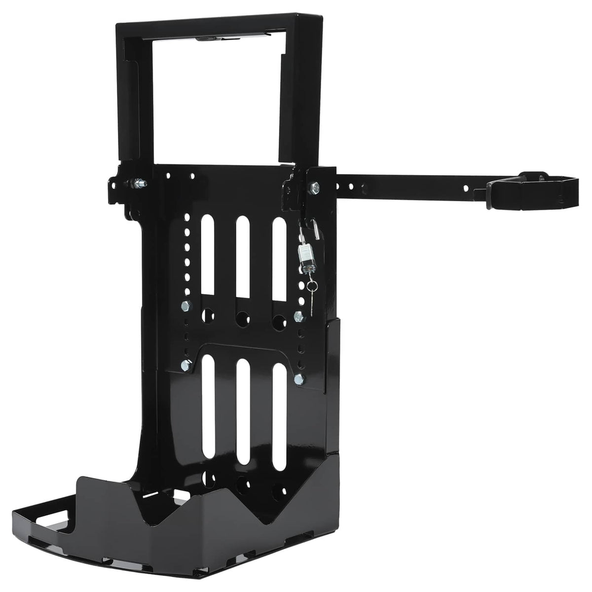 Solidspare Adjustable Trailer Rack For Lawn Landscape Trucks Back Pack Sprayer Blower Screw