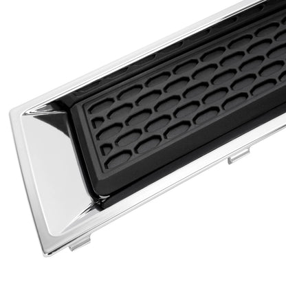 Solid Spare For GMC Acadia 13-16 17 Front Upper Fog Light Cover W/Chrome Molding LH 20982401