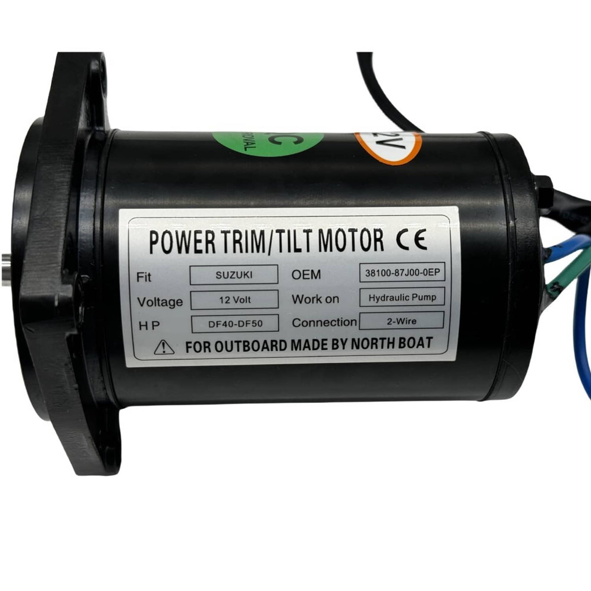 Solid Spare Trim Motor 38100-87j00-0EP For Suzuki Outboard Engine Df Series DF40 DF50