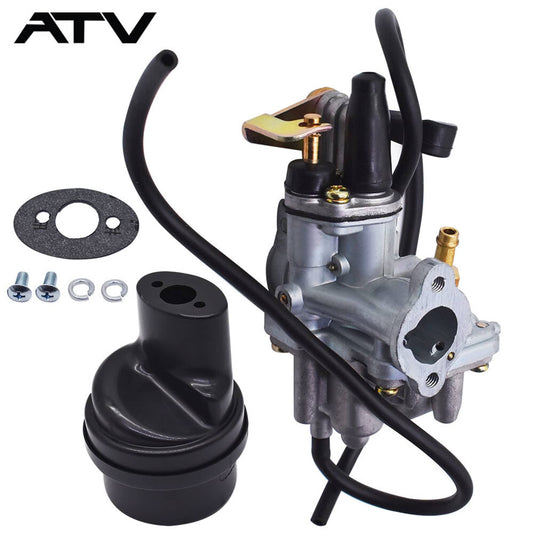 Solidspare Carburetor For SUZUKI LT50 LT 50 JR50 LT-A50 Quadrunner 1984-87 w/Air Filter Box