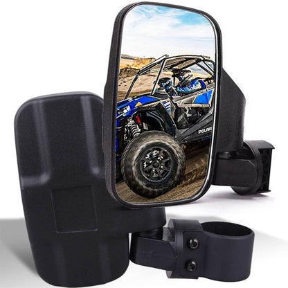 Solidspare 1.75" 2" Roll Bars UTV Side View Rear Mirrors Set For Honda Pioneer 1000 700 500