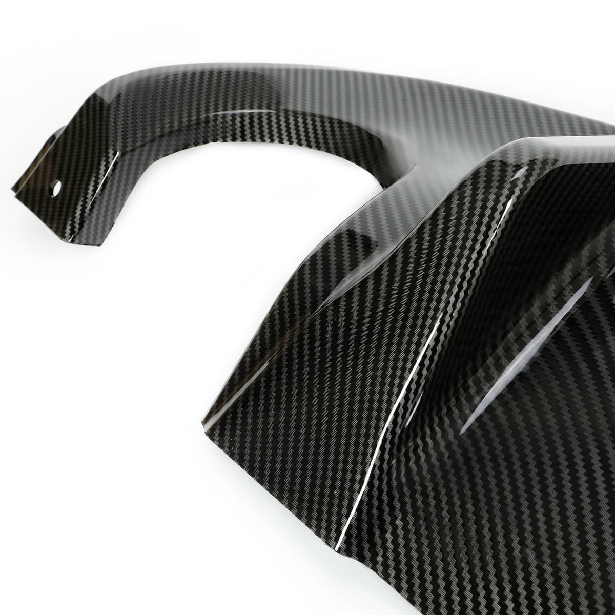 Solid Spare Rear Lip For 2014-2017 Infiniti Q50 Bumper Diffuser Wing Carbon Fiber Style