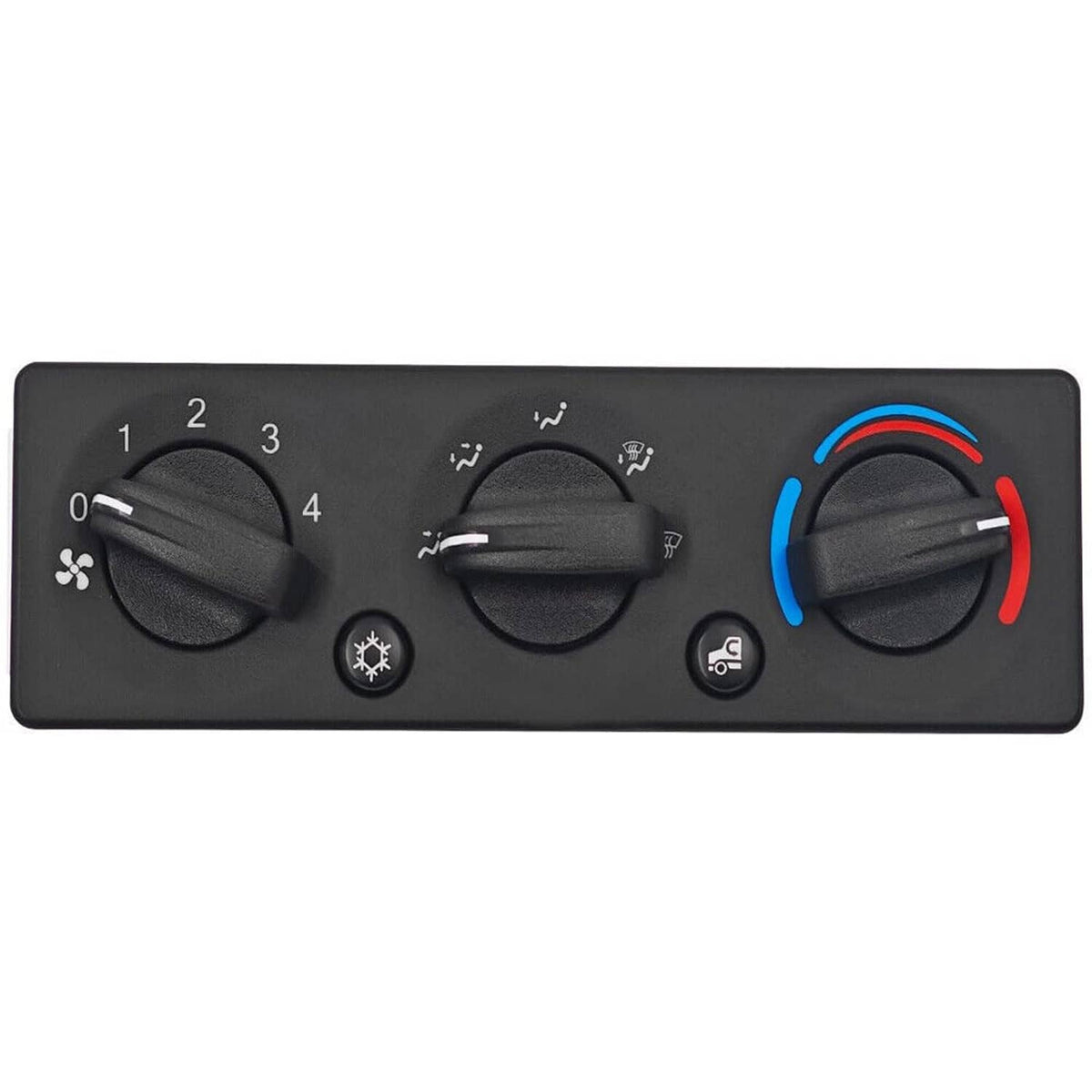 Solidspare Black A/C Climate Control Module Panel Q21-6119 For Peterbilt Truck New