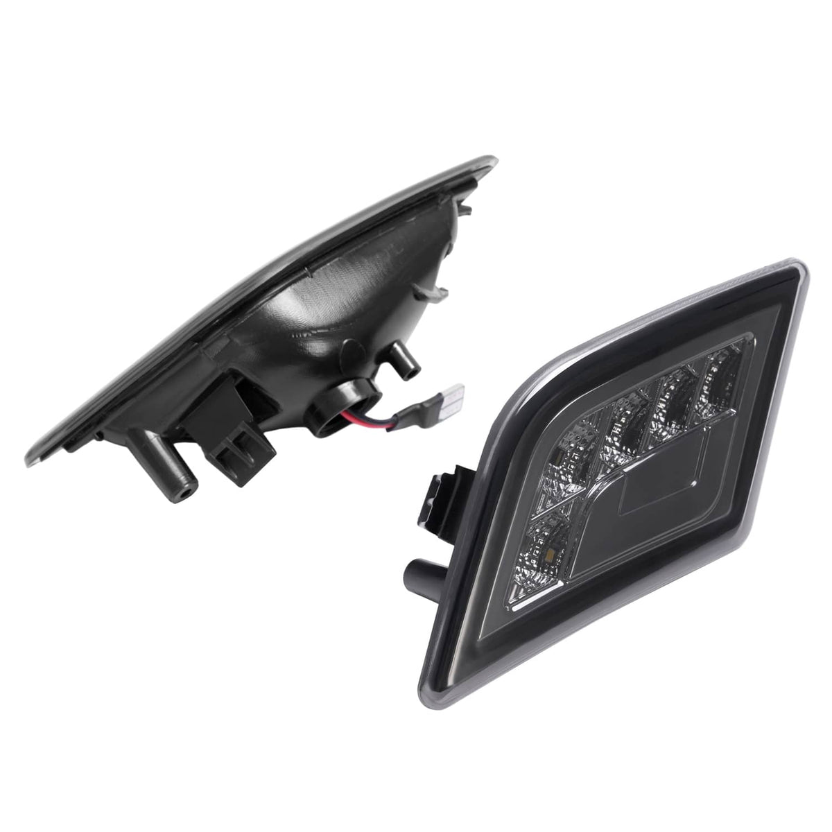 Solid Spare LED Smoke Side Marker Corner Lights For Mercedes-Benz C300/C350/C63 AMG 08-11