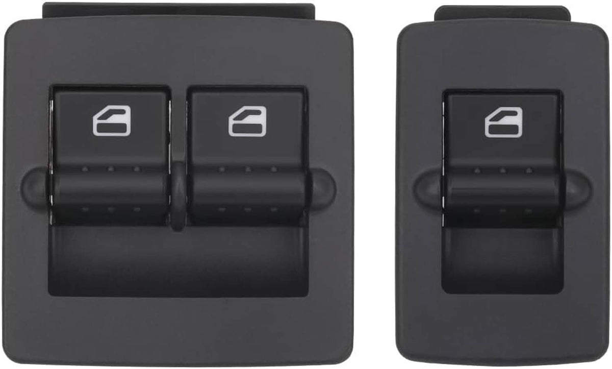 Solid Spare For VW New Beetle 1998-2010 Power Window Master Switch Driver Passenger Pair Set