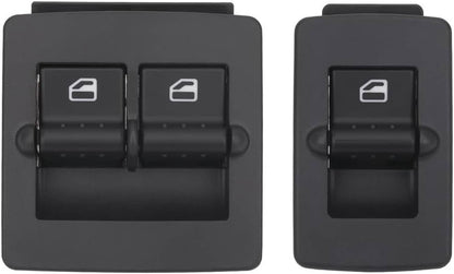 Solid Spare For VW New Beetle 1998-2010 Power Window Master Switch Driver Passenger Pair Set