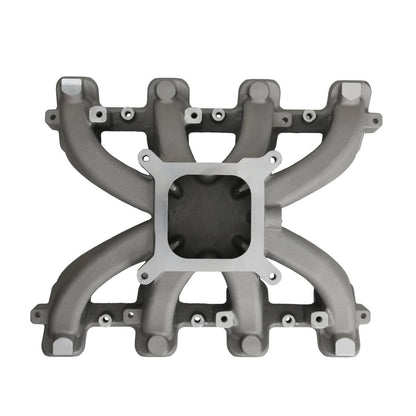 Solidspare Intake Manifold w/ Gasket Single Plane Mid-Rise For GM LS1 LS2 LS6 2500-7000