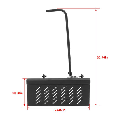 Solidspare 42" 48" Chute Blocker System For Lawn Mower John Deere Bobcat Encore Bush Hog