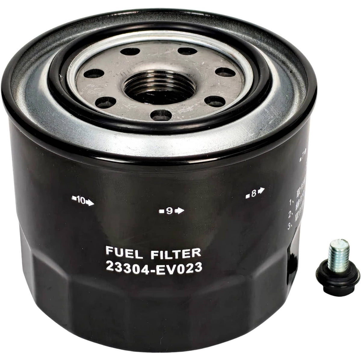 Solid Spare Fuel Filter 23304-EV023 for Hino 268 Series 2014-2017 L6 7.7L 7700CC 470CID