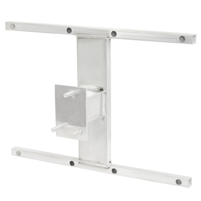 Solidspare Aluminum H-Mount Spare Tire Carrier 5-Lug Wheel, 16" Stud Spacing Trailer Mount