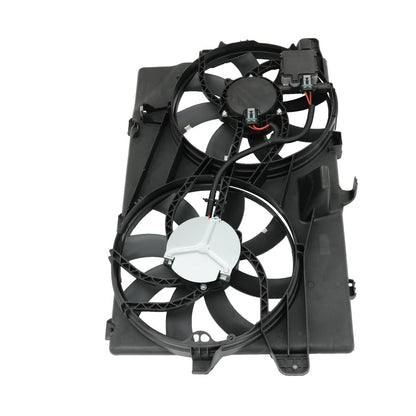 Solidspare FO3115177 Dual Radiator Condenser Cooling Fan Assembly For Ford Edge MKX Lincoln
