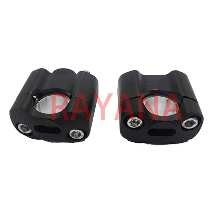 Solidspare 7/8" to 1 1/8" HandleBar Risers Mount Clamps Adaptor for Dirt Pit Bike(RED)
