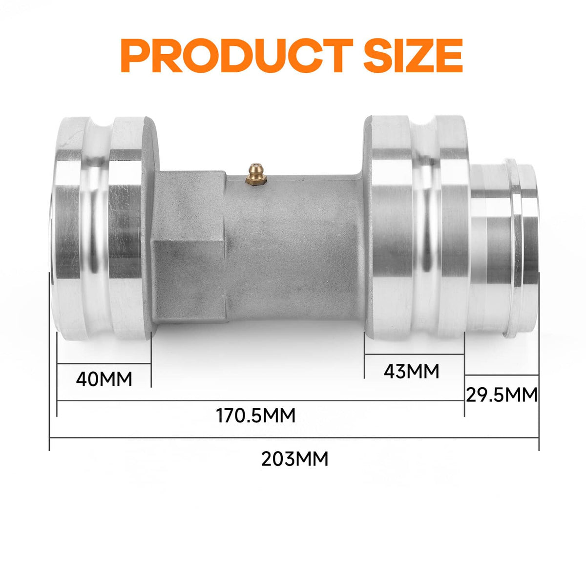 Solidspare Rear Axle Bearing Housing Carrier Hub For Polaris Trail Boss 330 03-04/325 00-02