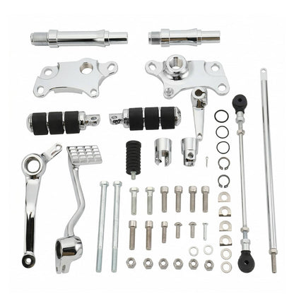Solidspare Forward Controls Pegs Levers Linkage Kit For Harley Sportster 883 1200 91-03