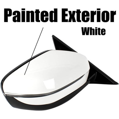 Solidspare New Passenger Side Mirror w/Blind Spot White For 2019-2023 BMW 320i 330i 330e