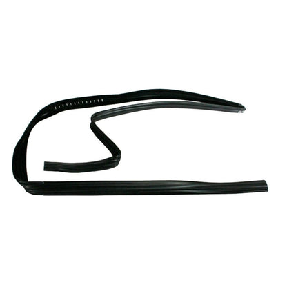 Solidspare New Front Door Window Run Sweep Felts Weatherstrip Seals Kit for Chevy GMC Truck