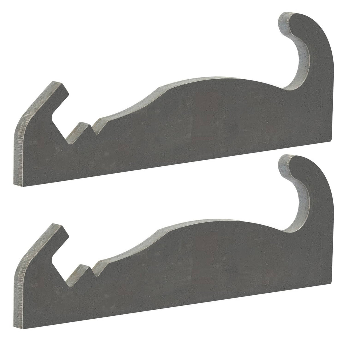 Solidspare 2pcs Steel Quick Attach Bracket 1-1/2" For Cat Fusion Coupler Loader mounts