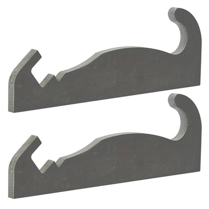 Solidspare 2pcs Steel Quick Attach Bracket 1-1/2" For Cat Fusion Coupler Loader mounts