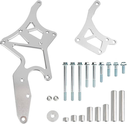 Solidspare For LS Engine Serpentine Bracket Alternator Power Steering Pump Swap Conversion