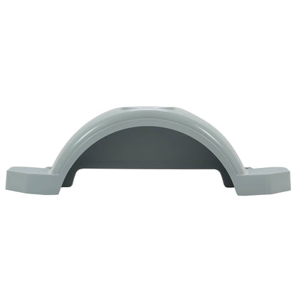 Solidspare 2 pcs Single Axle Trailer Fenders For 13" Wheels Tire Skirt Boat Gray