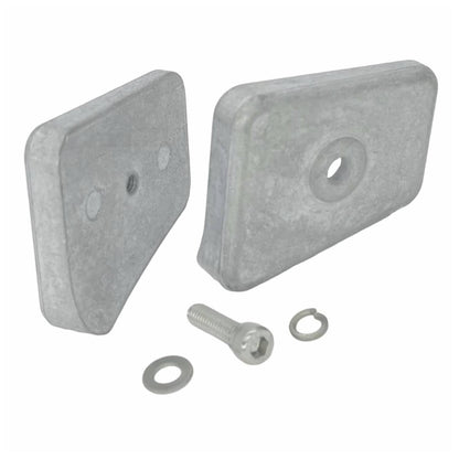 Solid Spare Johnson Evinrude 20HP-35HP 1991-2005 Anode Zinc double plate 434029 Lower Unit