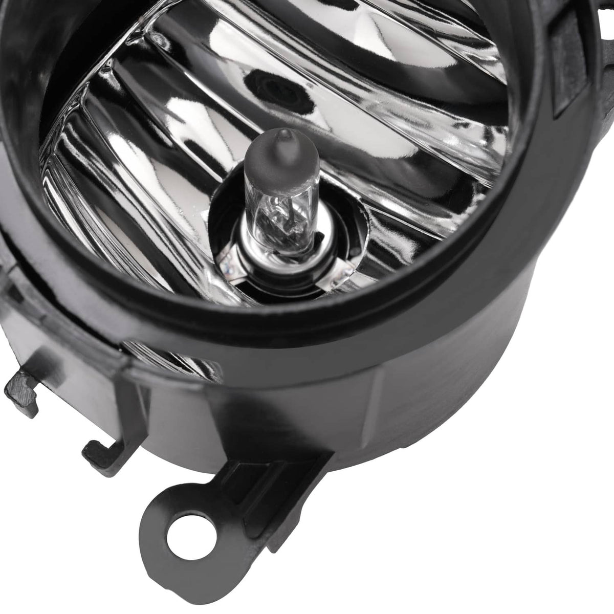Solid Spare For Honda Pilot 2012-2015 Clear Lens Fog Lights Bumper Lamps w/Bulbs LH+RH 12-15