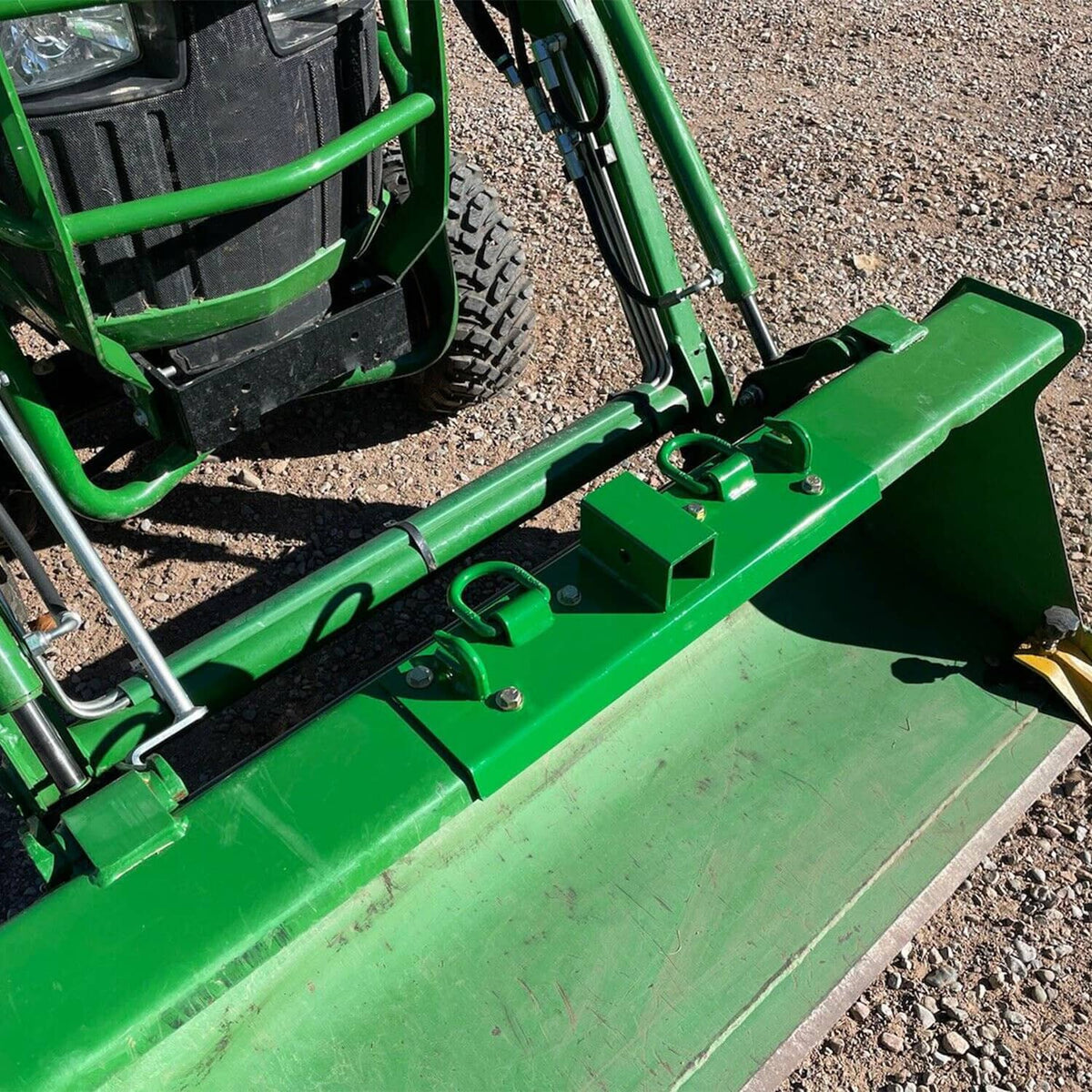 Solidspare 2" Receiver D Rings Grab Hooks  For John Deere 1025R 4100 4110 several models