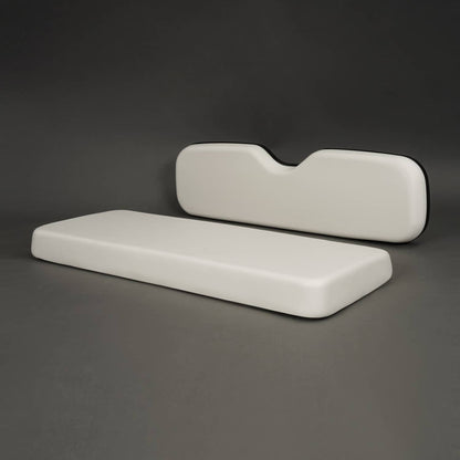 Solidspare White Seat Bottom Backrest Cushion Golf Cart For EZGO RXV,TXT,ST,ST Sport,Valor