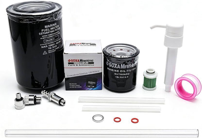 Solid Spare 8M0222223 Outboards 100 Hour Oil Maintenance Kit for Yamaha VF115 SHO 4-Stroke