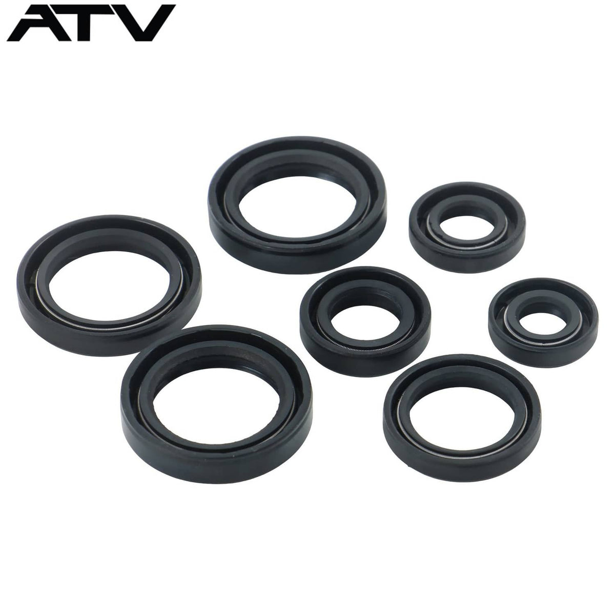 Solidspare For Honda Recon TRX250 2x4 02-18 Oil Seal Intake & Exhaust Valve Seals Head Kit