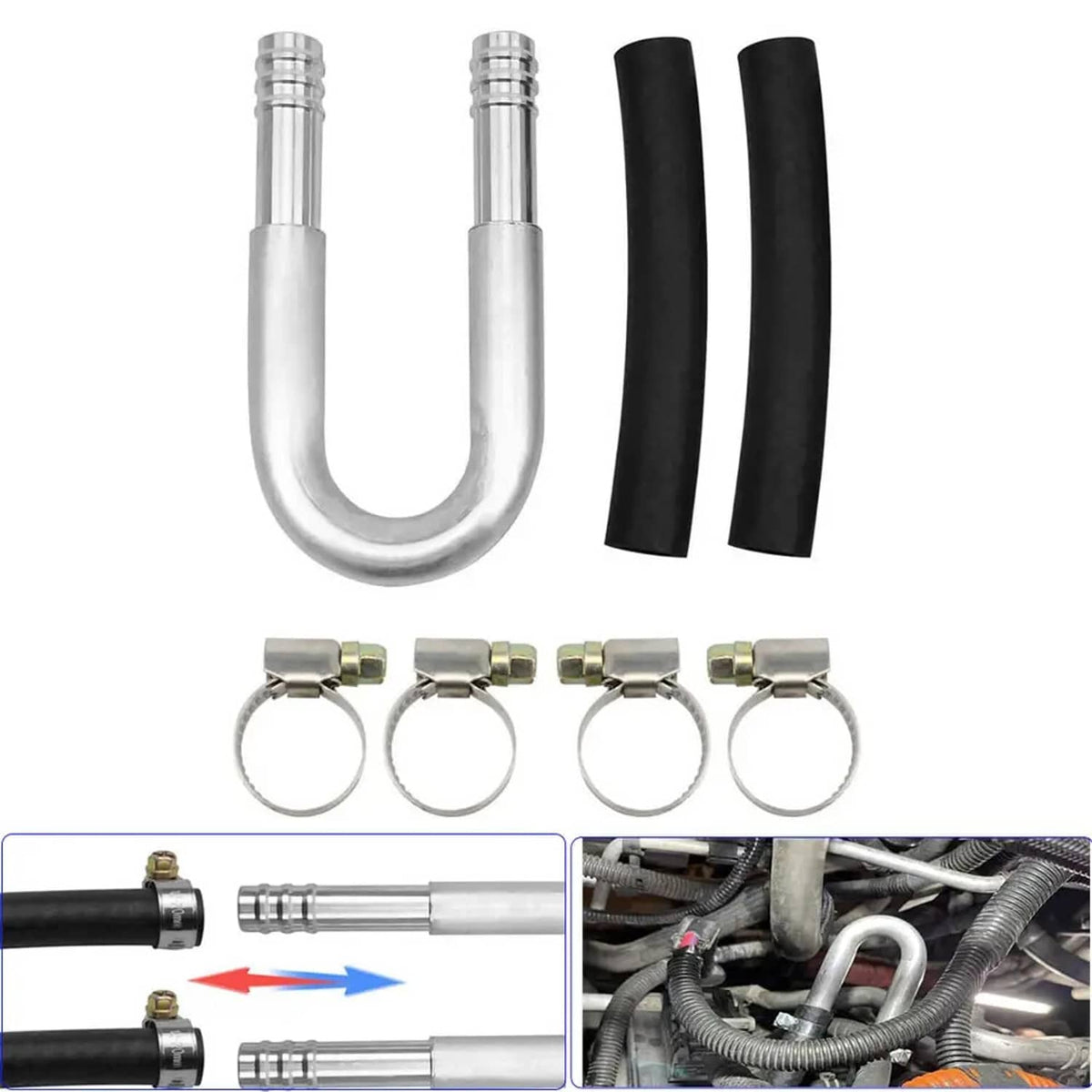 Solidspare New ALLU Fuel Filter Removal Bypass Kit Fit for 2001-2016 Duramax