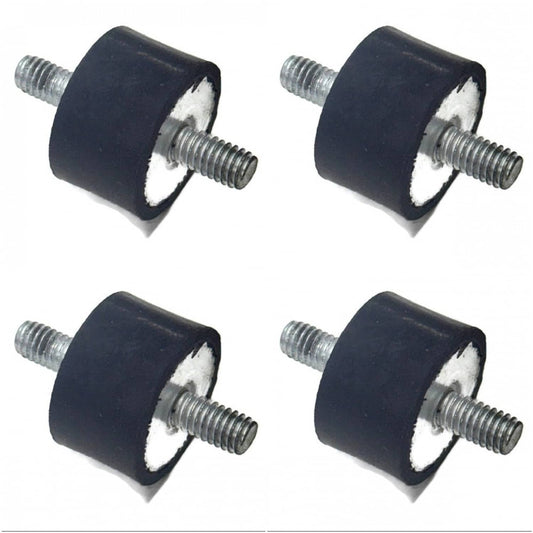 Solid Spare (4) Rubber Isolator Mounts for John Deere 110, 112, 120, 140, 200, 210 Tractors