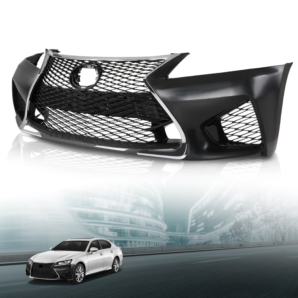 Solid Spare Fit For 2013-2015 Lexus GS GS350 GS450 Conversion to 16+ GS F Front Bumper Kit