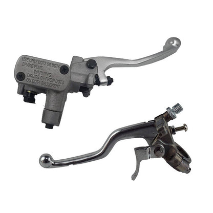 Solidspare Front Brake Master Cylinder Clutch Perch Lever for Honda CRF250R CRF450R CRF250X