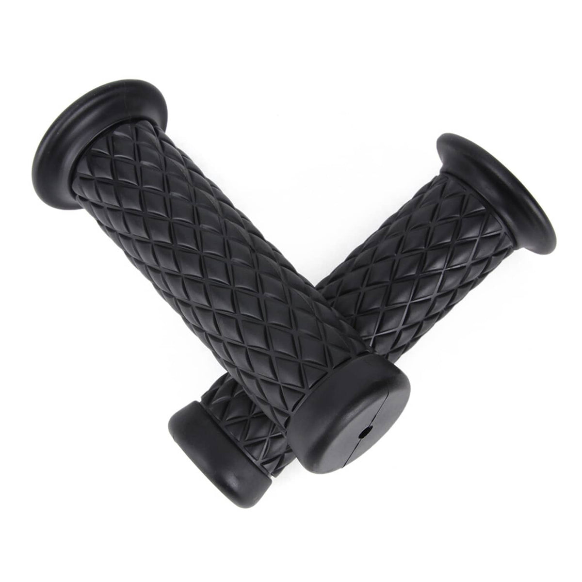 Solidspare Motorcycle Hand Grips Bar End Handlebar Gel For Cafe Racer Dirt Bike ATV 7/8"