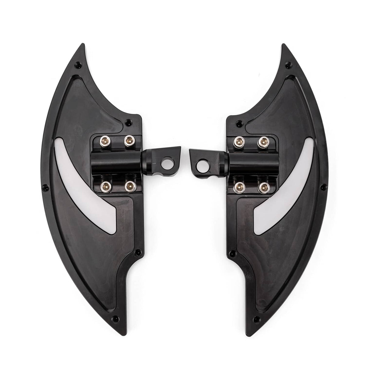 Solidspare Driver & Passenger Foot Floorboards Pegs Pedal Set For Harley Softail Touring