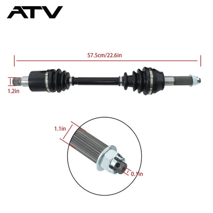 Solidspare CV Axles Drive Shaft Rear Left and Right For Polaris RZR 800 2008-2013 1332444