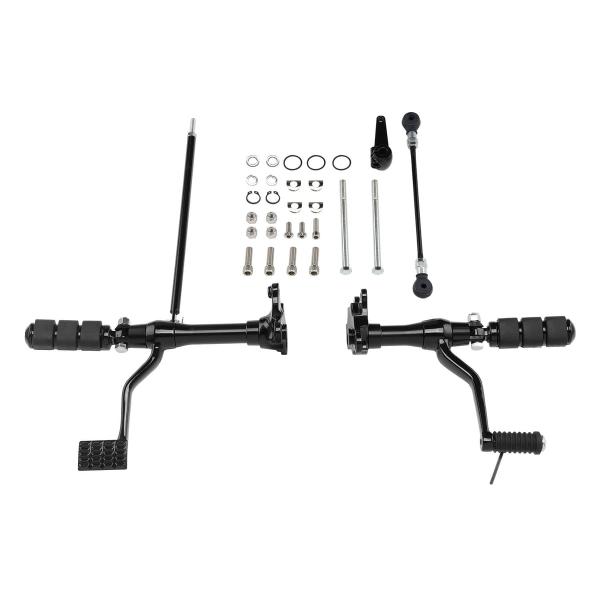 Solidspare Forward Controls Foot Pegs Linkages Fit For Harley Sportster 883 1200 1991-2003